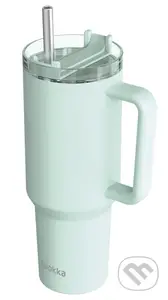 Nerezový termohrnček so slamkou Stream Turquoise 1200 ml