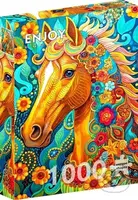 Kvetoucí hříva - puzzle z kategorie Umělecké