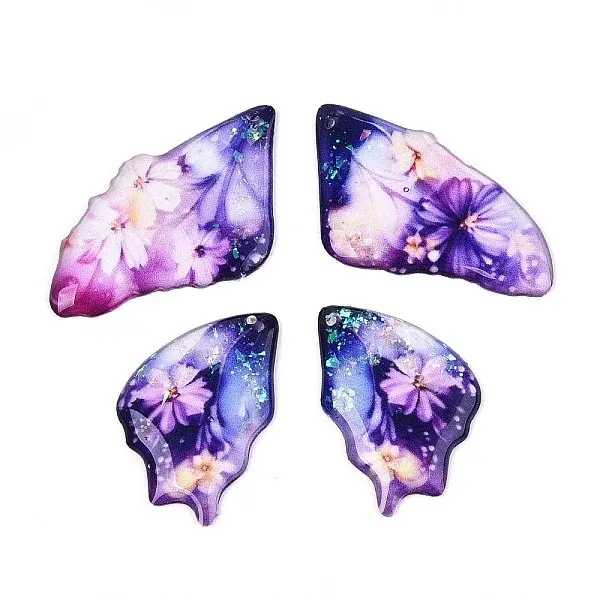 Transparent Epoxy Resin Pendants