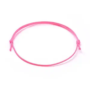 Eco-Friendly Korean Waxed Polyester Cord Bracelet Making