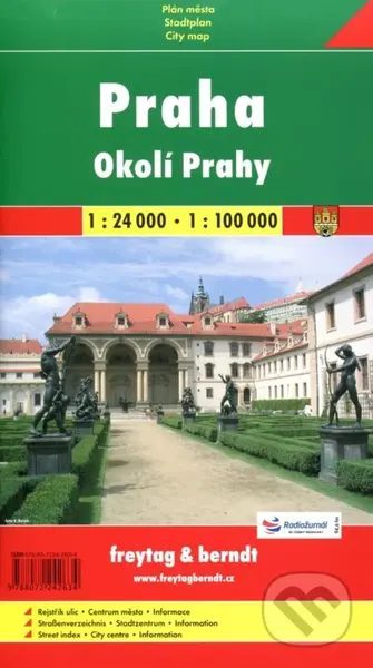 Praha 1:24 000    1:100 000 (Plán města)