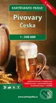 Pivovary Česka 1:500 000 (mapa pivovarů Česka s tematickou brožurou)