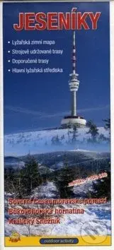 Jeseníky 1:100 000 Zimní lyžařská mapa