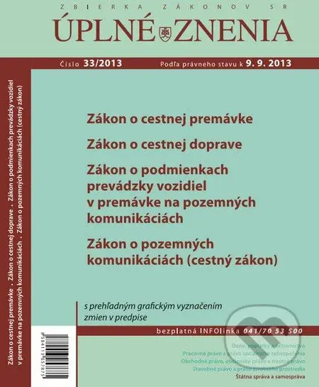 Úplné znenia 33/2013