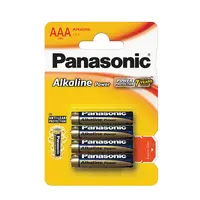 Panasonic - Alkalická mikrotužková baterie AAA 4ks