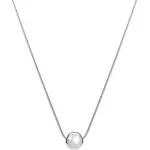 Troli Elegantní ocelový náhrdelník s kuličkou