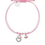 Disney Růžový textilní náramek Princess BS00013TL.CS