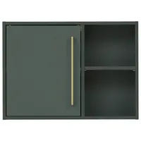 Stylife ZÁVĚSNÁ SKŘÍŇKA, lesní zelená, 66,8/48,4/16 cm