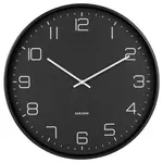 Karlsson NÁSTĚNNÉ HODINY černá 40/40/4,5 cm