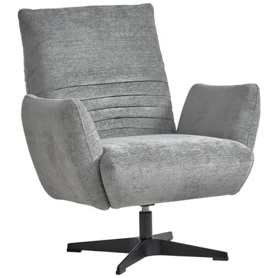 Dieter Knoll KŘESLO, textil, šedá