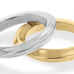 Calvin Klein Elegantní souprava ocelových prstenů Sculptural 35000330 54 mm