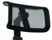 MERCURY Opěrka hlavy MOTOSTUHL M5 černý plast černá, šedá  látka