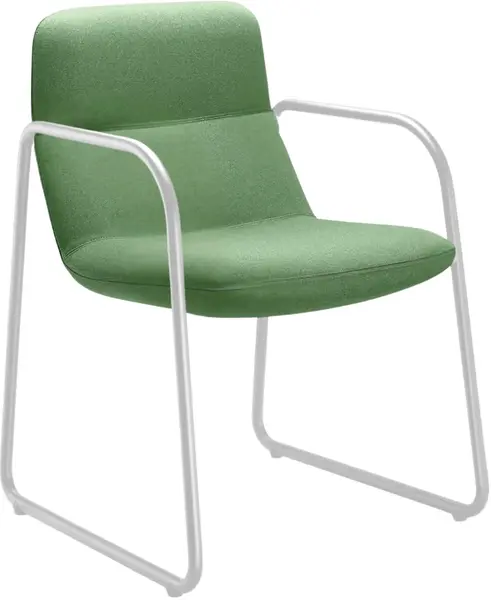 LD SEATING Designové křeslo FLEXI LOUNGE, FL-M-Q-N0, bílá podnož