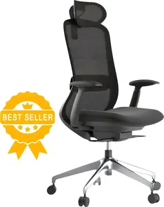 MERCURY Ergonomická kancelářská židle BESSEL černá