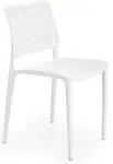HALMAR Plastová židle K514 bílá