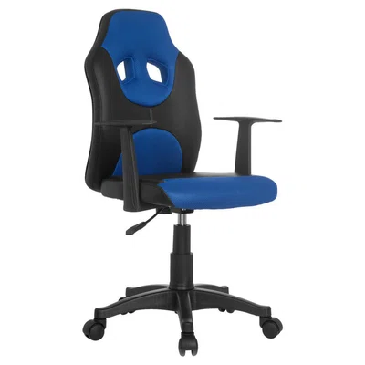 MID.YOU OTOČNÁ ŽIDLE PRO MLÁDEŽ, modrá, černá
