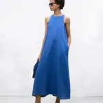 ECOALF Ukara Dress MEDITERRANEAN BLUE XS
