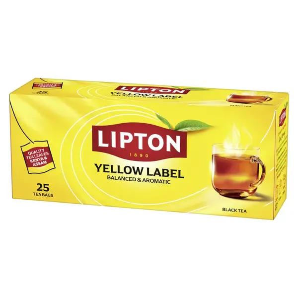 LIPTON ČAJ YELLOW LABEL NS 25X2G