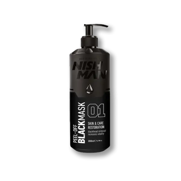 Čierna čistiaca maska Nishman Peel-off Mask Black 200ml
