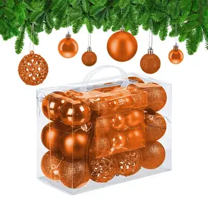 Relaxdays BAŇKY Oranžová 50dílný-set polystyren
