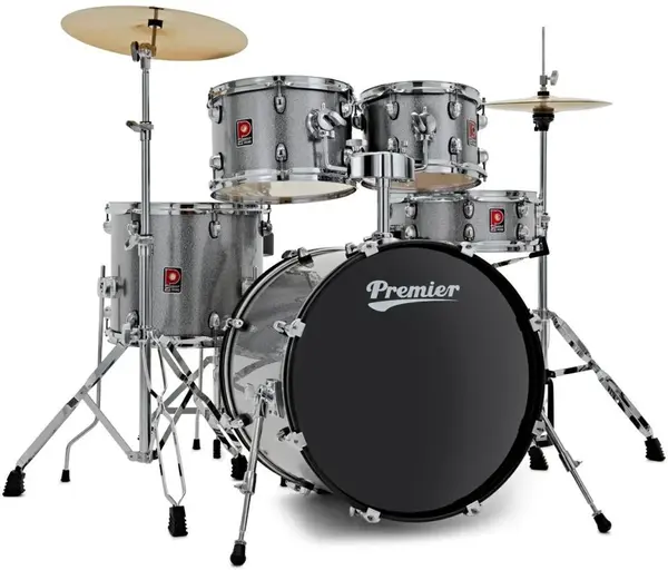 Premier Revolution 20" 5pc Drum Kit Gunmetal Sparkle