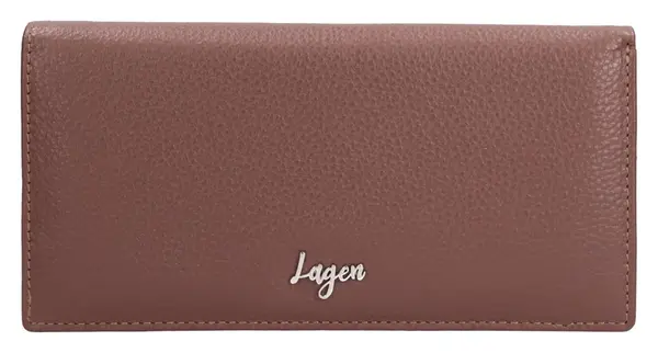 Dámská kožená peněženka Lagen 50310 Taupe