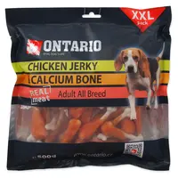ONTARIO Vápníková kost s kuřecím pro psy 500 g