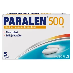 PARALEN 500 SUP 500 mg 5 čípků