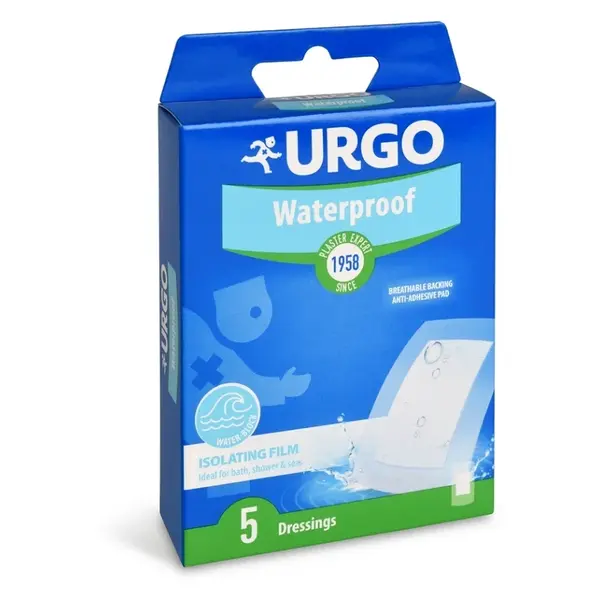URGO Waterproof voděodolná náplast aquafilm 5 ks