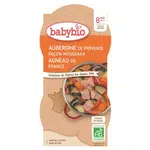 BABYBIO Lilek na způsob musaky s jehněčím masem 2x200 g