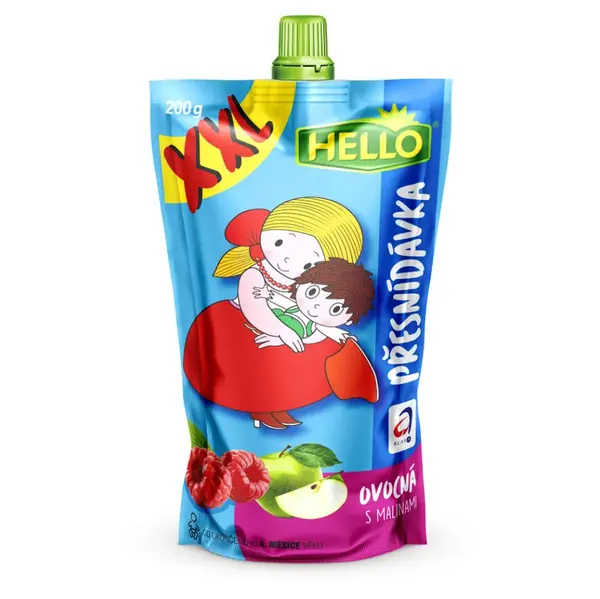 HELLO XXL kapsička s malinami 200 g x 10 kusů