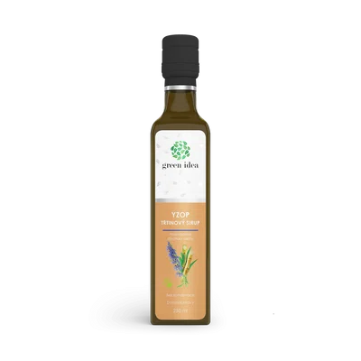 GREEN IDEA Sirup yzopový třtinový 250 ml