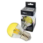 Žárovka LED E27 5W bílá přírodní TRIXLINE Decor Mirror P45 Gold