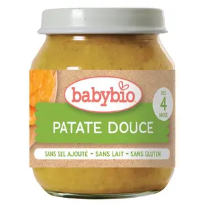 BABYBIO Sladké brambory BIO 4m+ 130 g