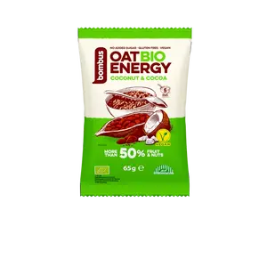 BOMBUS Oat energy coconut & cocoa ovesná kaše 65 g BIO