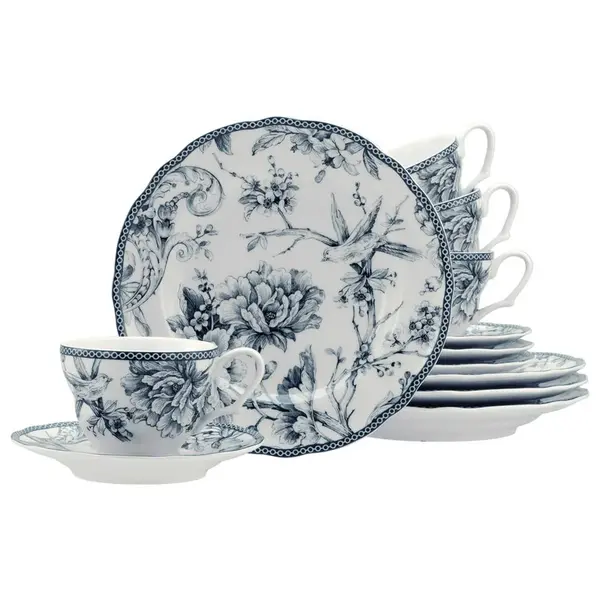 Creatable KÁVOVÁ SOUPRAVA Adelaide Blau 12dílné