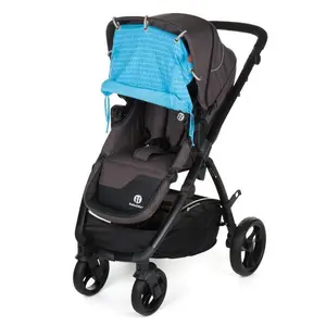 G-MINI Clona sluneční do kočárku modrá potisk UNI