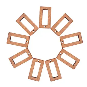 20Pcs Walnut Wood Pendants