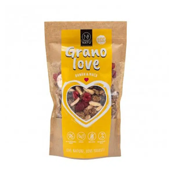 NATU Granola banán a maca 370 g