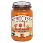 RUDOLFS Bio zelenina s těstovinami a kuřecím masem 8m+ 190 g