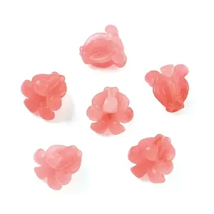 Synthetic Coral Carved Beads