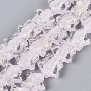 Handmade Foil Glass Beads Strands