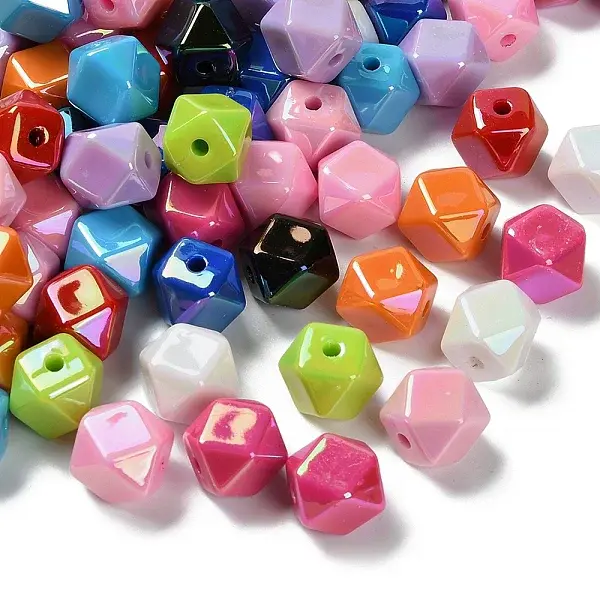 UV Plating Opaque Acrylic Beads