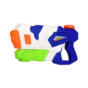 Vodní pistole 30 cm  - modrá s bílou