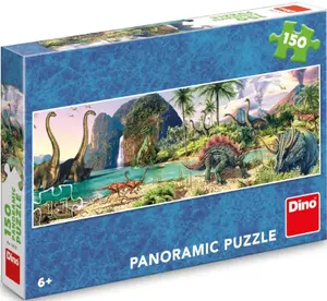Puzzle Dinosauři u jezera 150 dílků panoramic