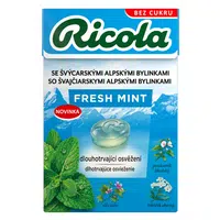 RICOLA Fresh mint bez cukru bonbony 40 g