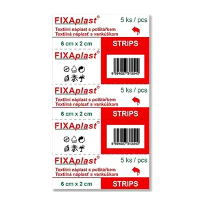 FIXAPLAST Strip Náplast 6 x 2 cm 5 kusů