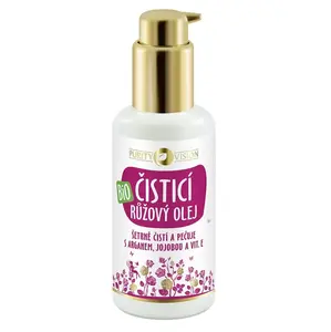 PURITY VISION Růžový čisticí olej s arganem, jojobou a vit. E Bio 100 ml
