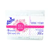 LINTEO Vatové tyčinky papírové BOX 200 ks