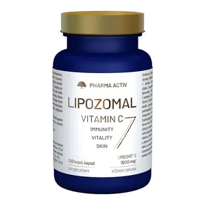 PHARMA ACTIV Lipozomal vitamín C 1000 mg 120 kapslí